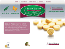 Tablet Screenshot of folicacideveryday.org